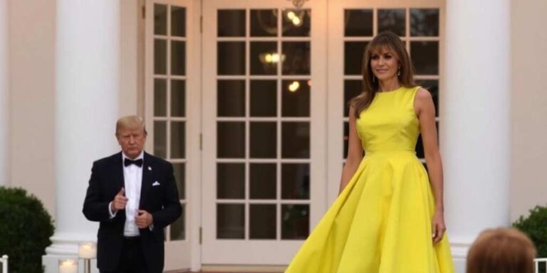 First Lady Shocks Audience With Stunning Outfit Choice
